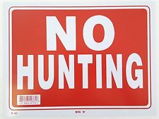 12" x 9" Assorted Plastic Signs