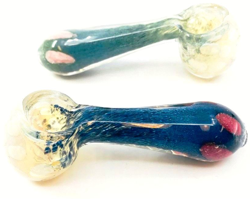 Alien Head Glass Hand Pipe