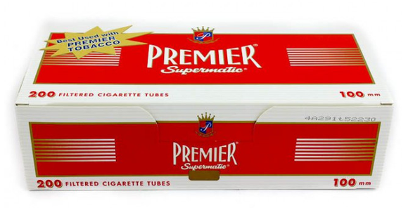 Premier Tubes Red 100 mm (200ct)