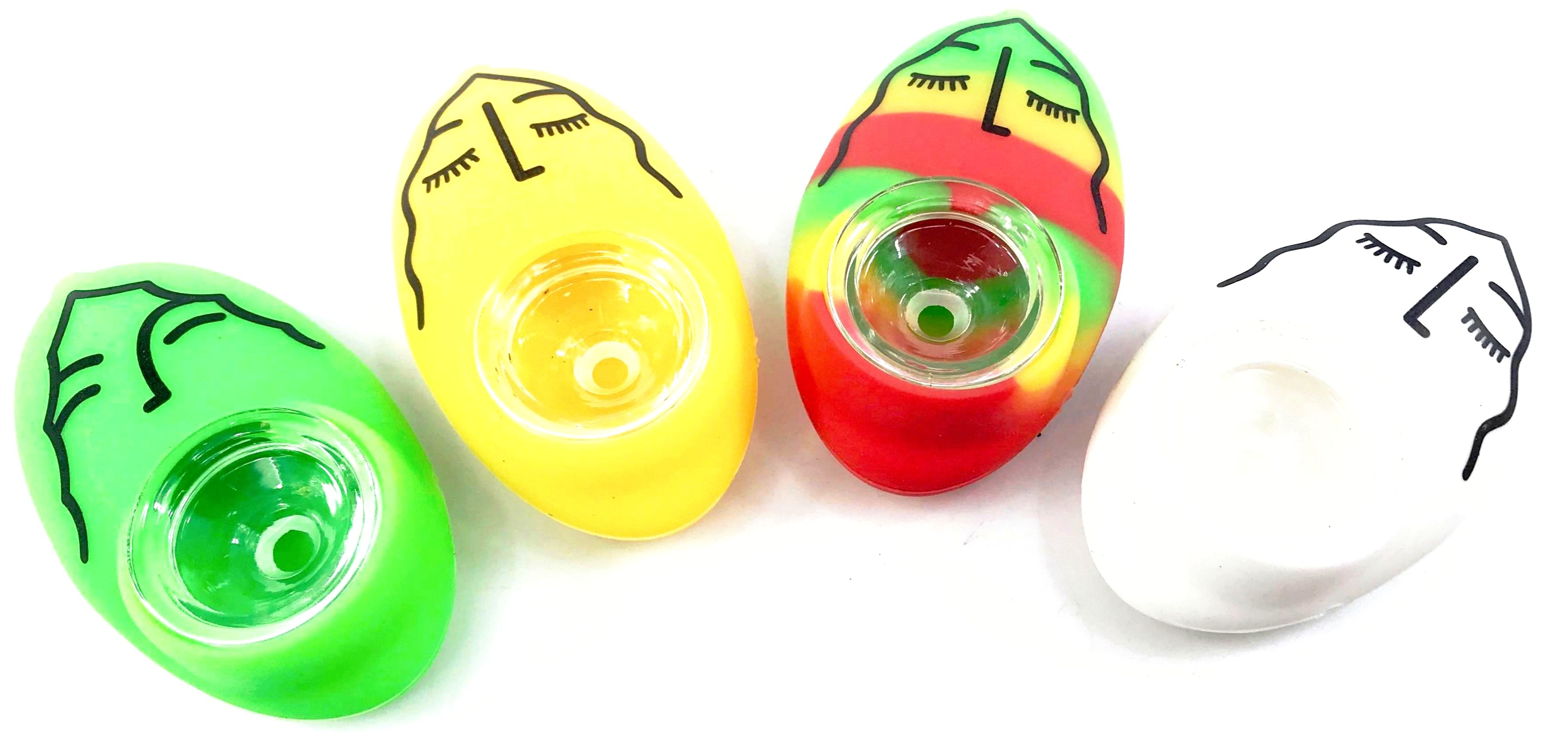 Pyramid Rain Drop Silicone Pipe