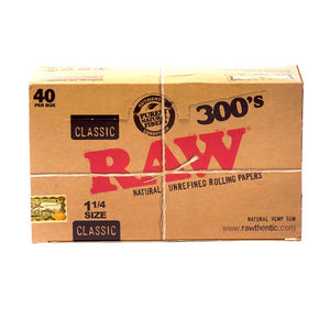 Raw 300's 1 1/4 Rolling Papers (40ct)
