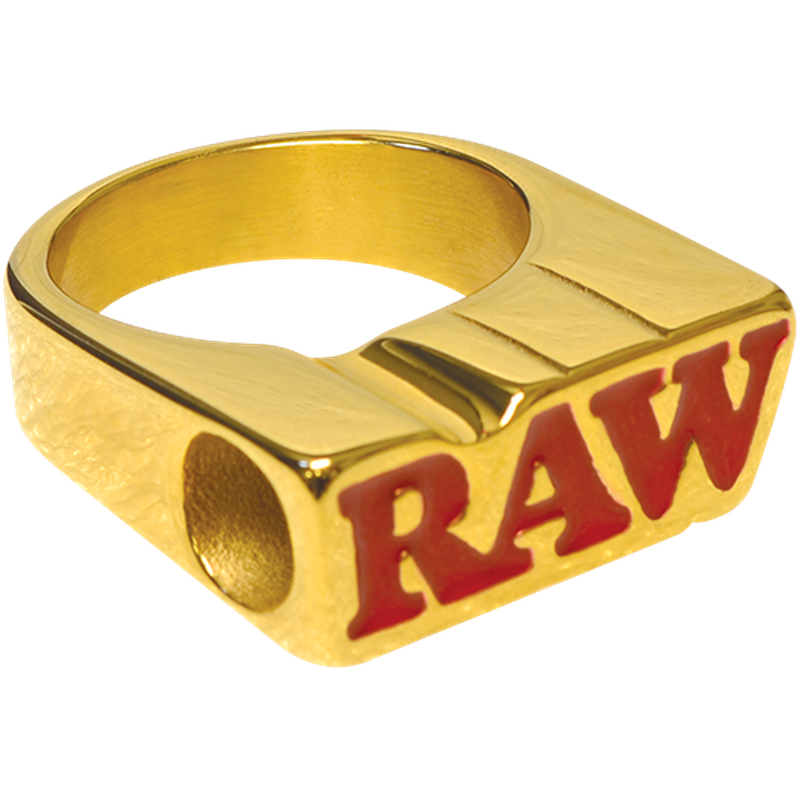 Raw Smoke Ring – 24K Gold Plated