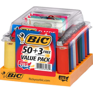 Bic Lighters Value Pack (50+3 FREE)
