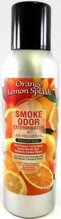 Smoke Odor Exterminator & Air Freshener Spray Orange Lemon Splash