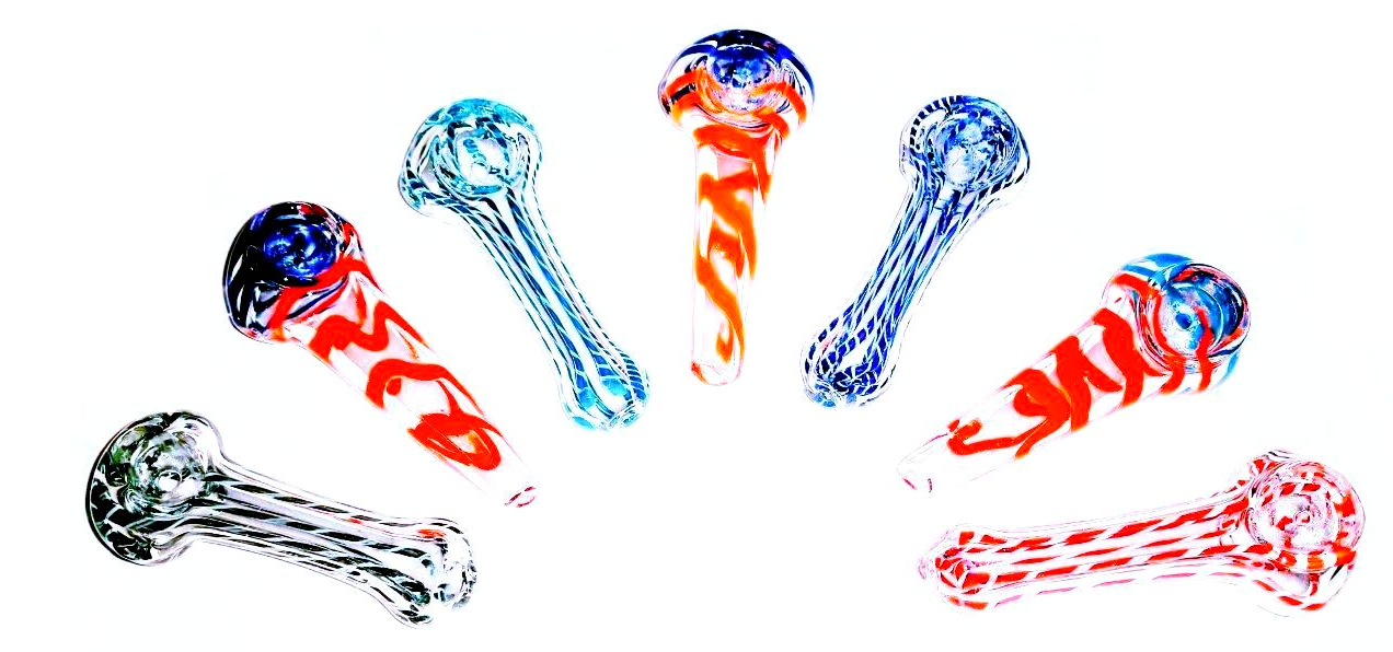 3" Mini Mix Glass Hand Pipe