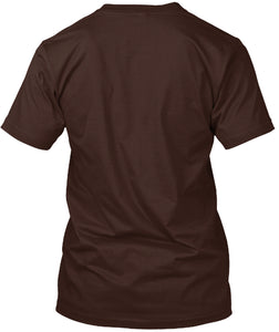 Brown Round Neck Tee Shirt