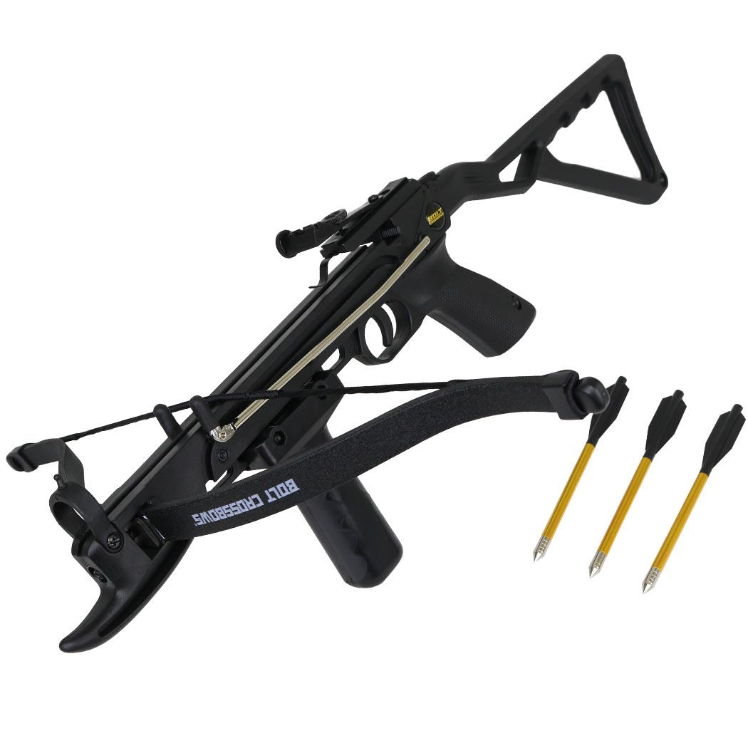 The Seeker Recurve Full Stock Pistol Grip 80 lb Hunt Crossbow