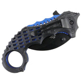 TheBoneEdge 6" Mixed Colors Ball Bearing Spring Assisted Knives With Belt Clip