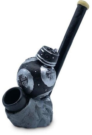 Resin Pipe Black Robot