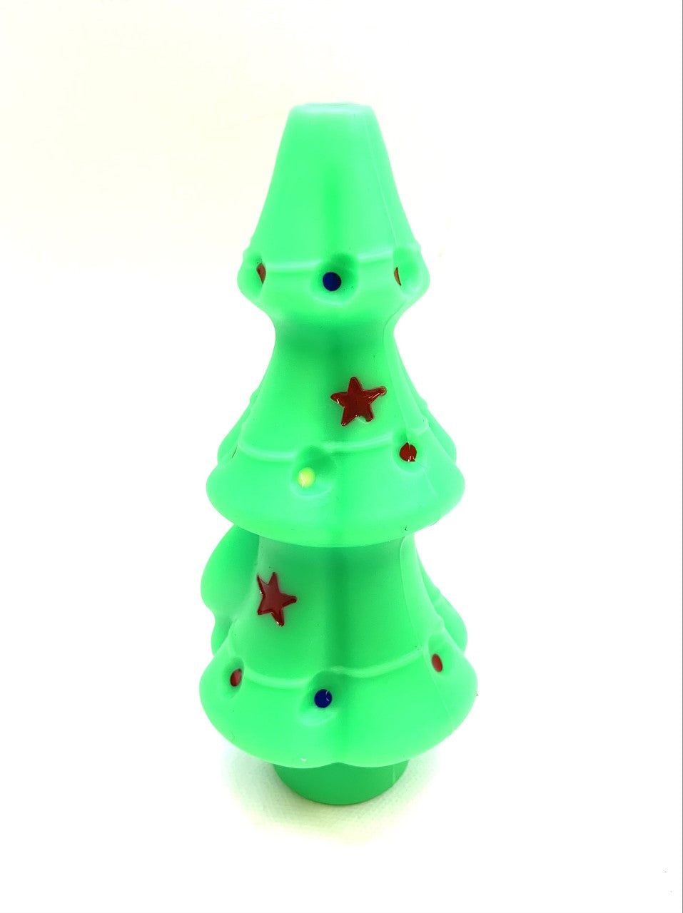CHRISTMAS TREE SILICONE HAND PIPE