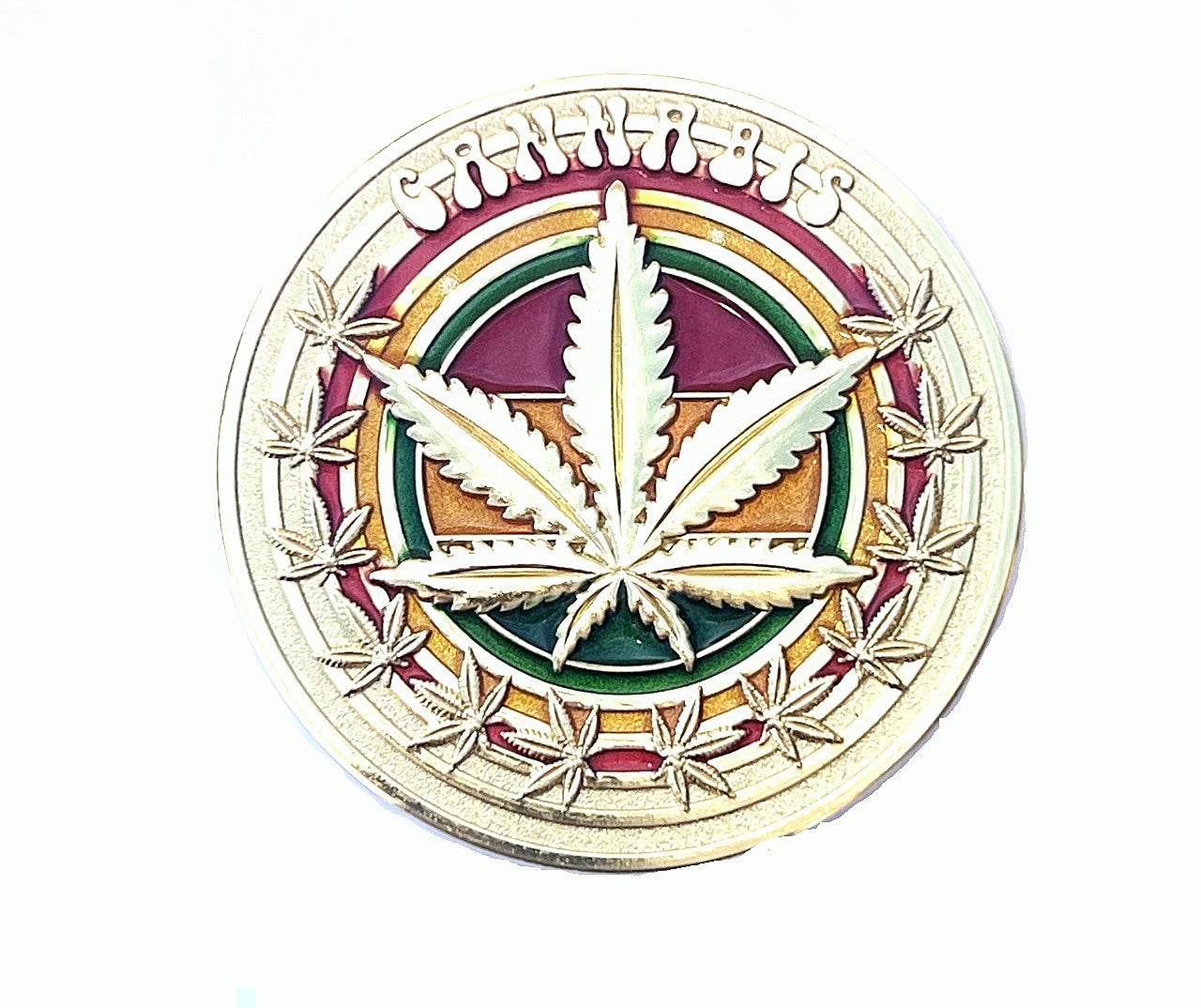 55MM METAL GOLD LEAF GRINDER BOX OF 12CT