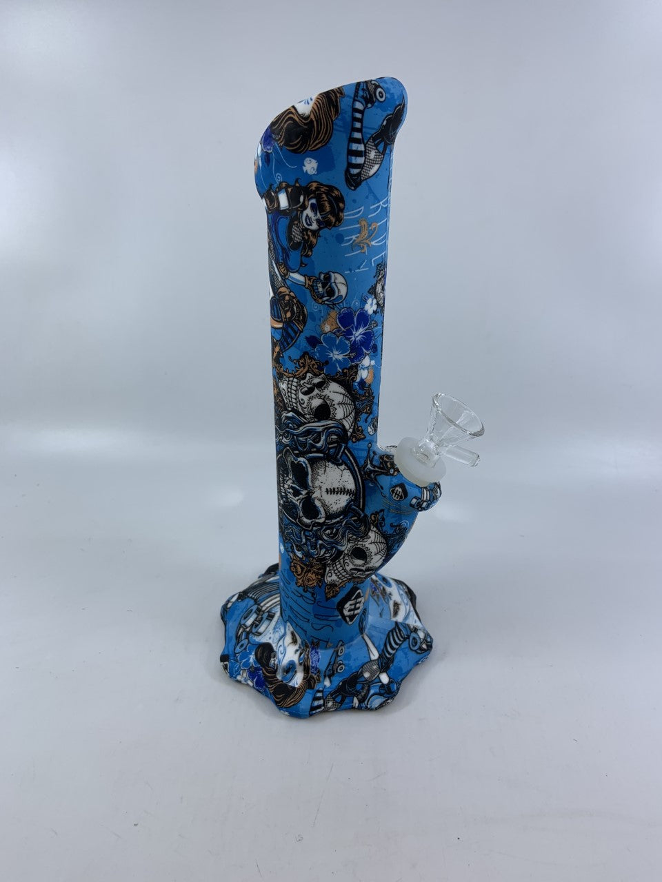 Silicone Water Pipe Flat Base