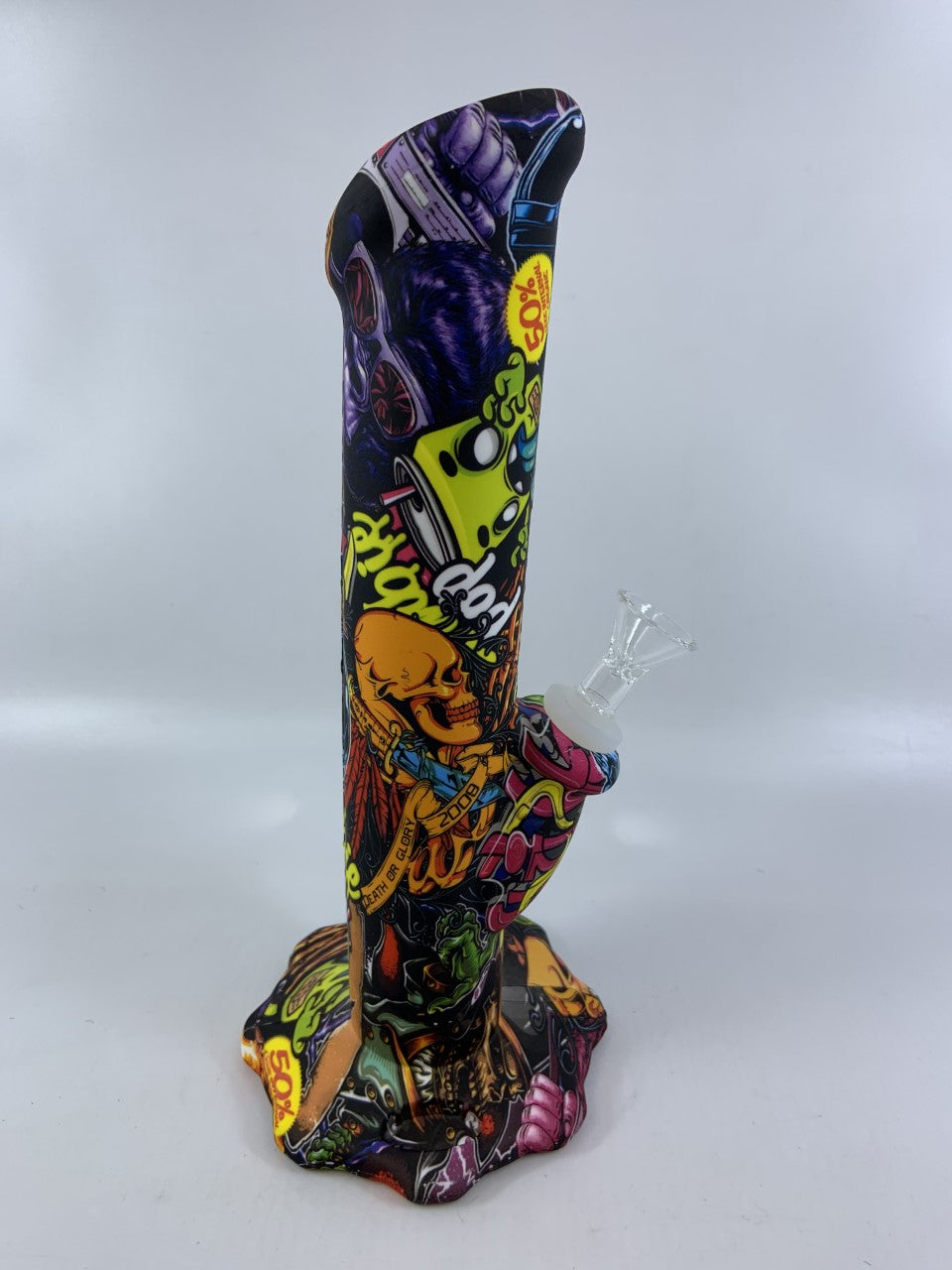 Silicone Water Pipe Flat Base