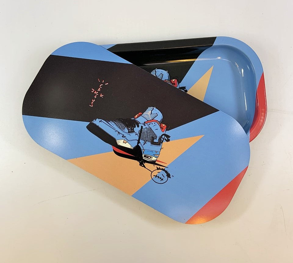 Rolling Tray with Magnetic Lid