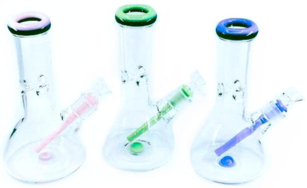 10" Color Downstem Beaker Waterpipe