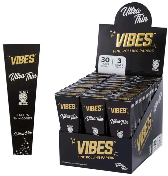 Vibes Cones Ultra Thin King (30ct)