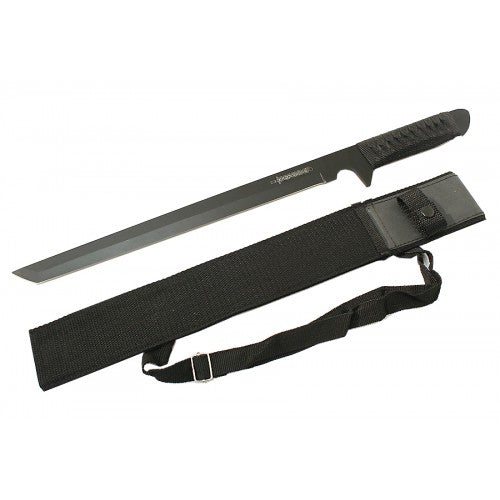 18" Ninja Black Wholesale Sword with Sheath