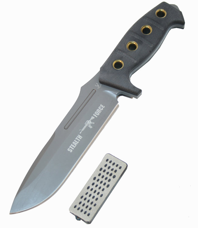 12" Hunting Tactical Knife Blade Sharpener Stainless Steel