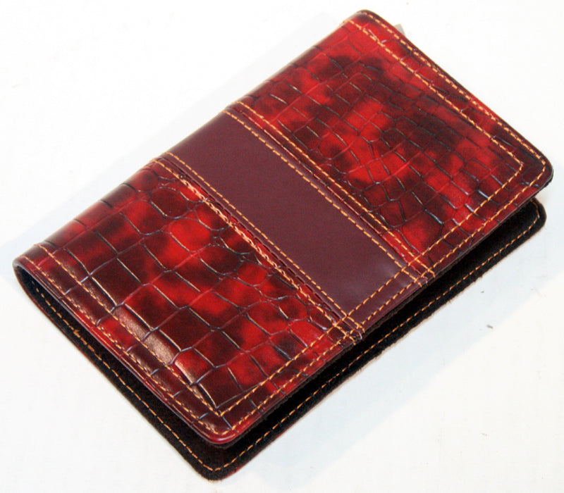 9 PC High Quality Dark Red Bag Kit Manicure Set
