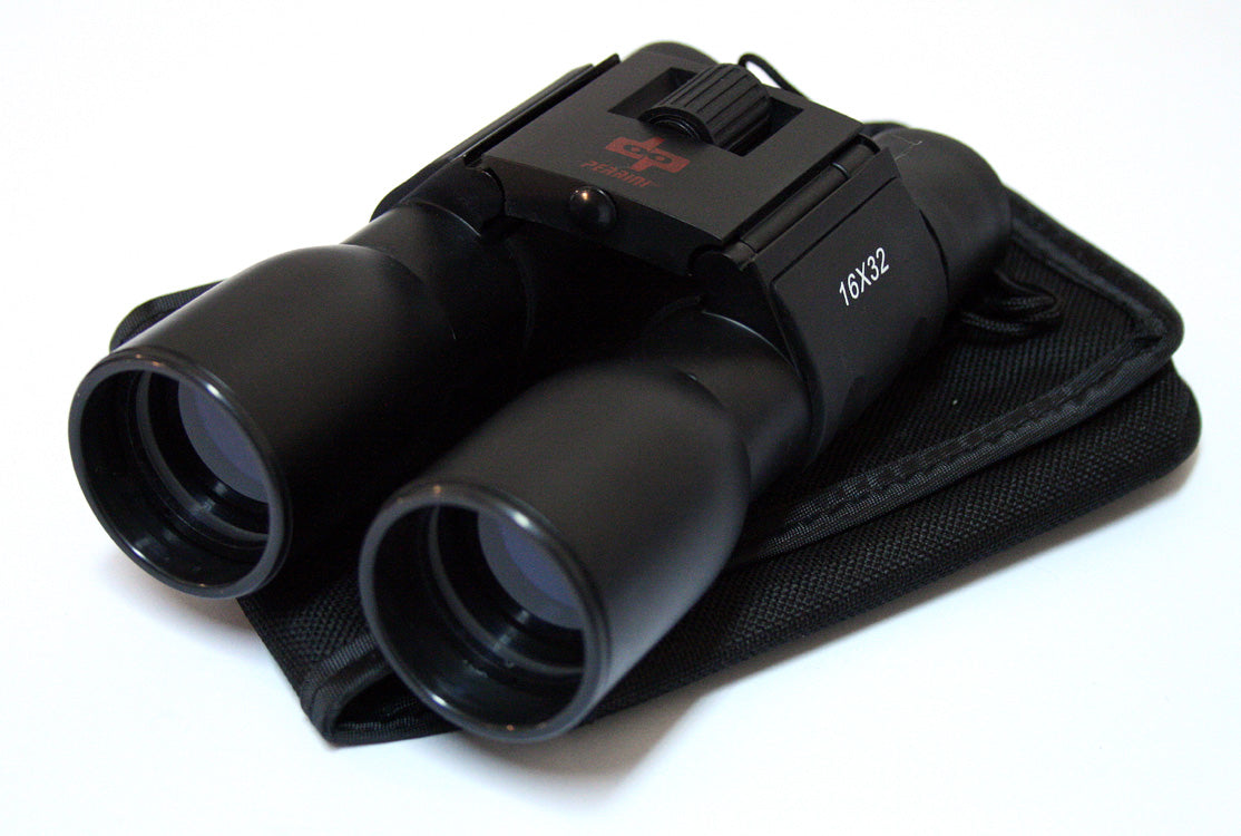 16X32 Perrini Black Plastic Powered Sharp View Super Clear Binoculars 94M/1000M