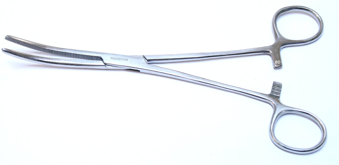8" Pean Locking Forceps Curved