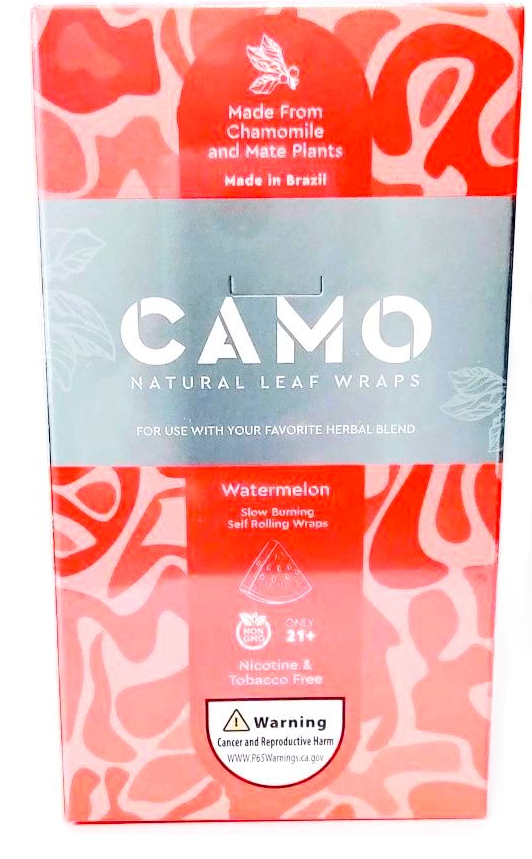 Camo Natural Leaf Wraps - Watermelon