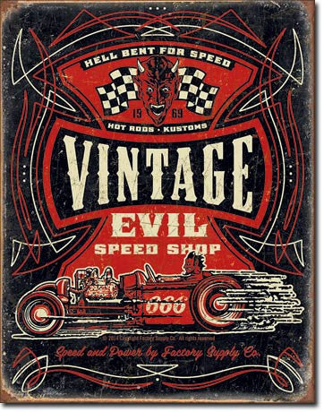 Vintage Evil - Hell Bent Rods