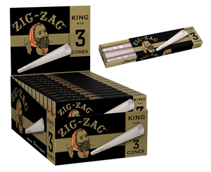 Zig Zag Cones King (24 3 Count)